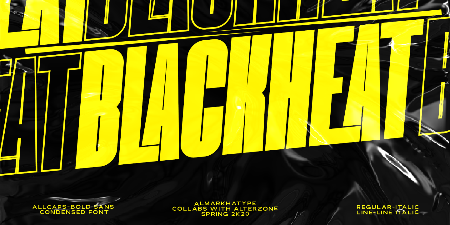 Шрифт Blackheat